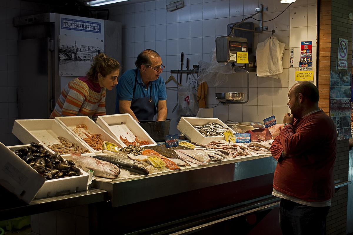 mercado de Triana puestos